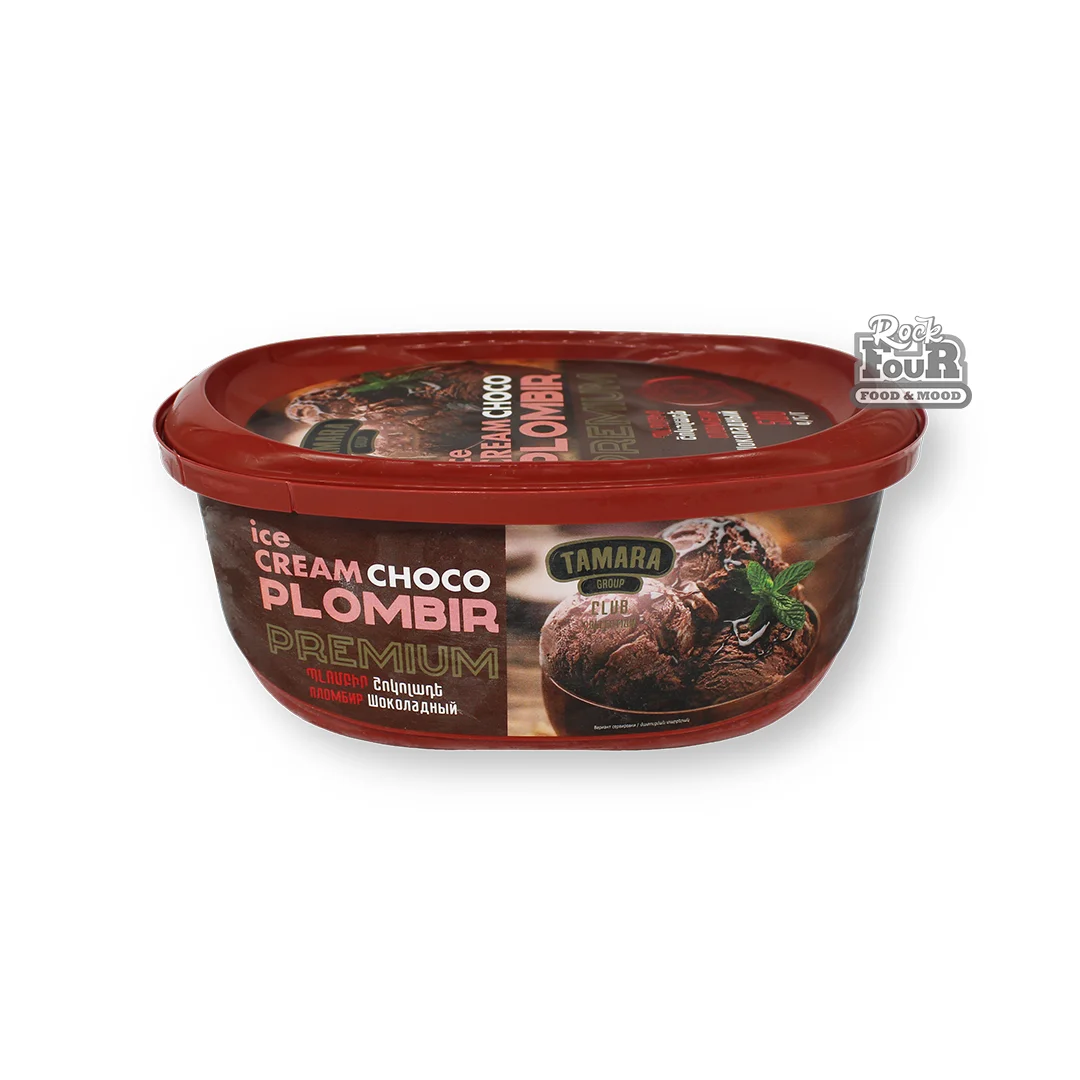 Ice cream "Tamara Plombir GOST" chocolate 500g